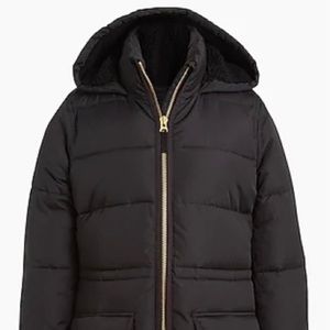 NWT J.Crew Petite L Puffer Coat